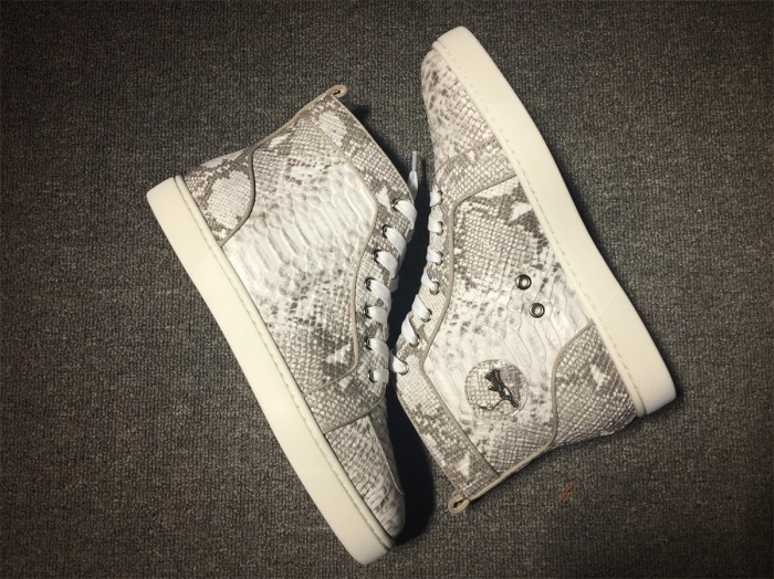 Annareps Great quality C*ristian L*uboutin Python Sneaker Free shipping