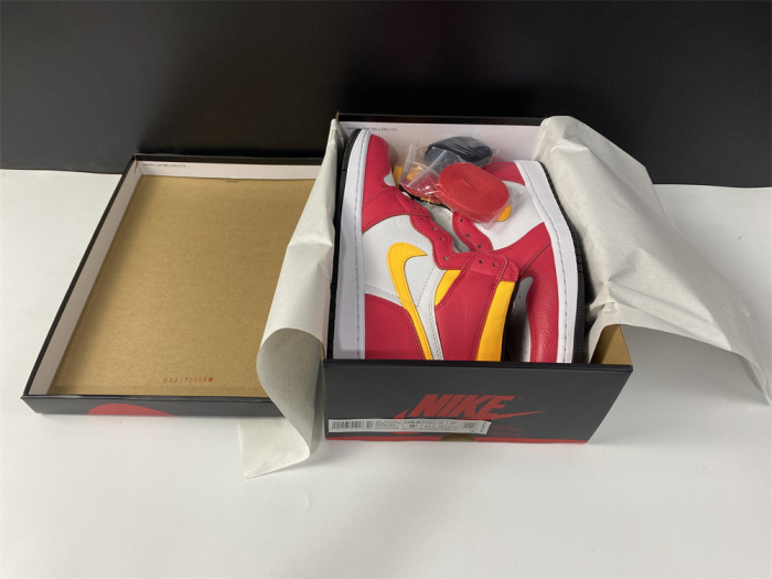 Annareps Great quality Air Jordan 1 “Light Fusion Red” 555088-603 Free shipping
