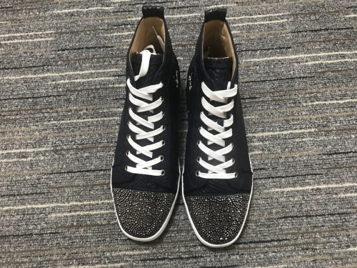 Annareps Great quality C*ristian L*uboutin Python Sneaker Free shipping