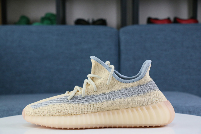 Annareps Great quality Yeezy Boost 350 V2 Linen Free shipping