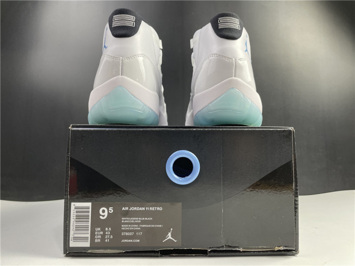 Annareps Great quality Air Jordan 11 Legend Blue 378037-117 Free shipping