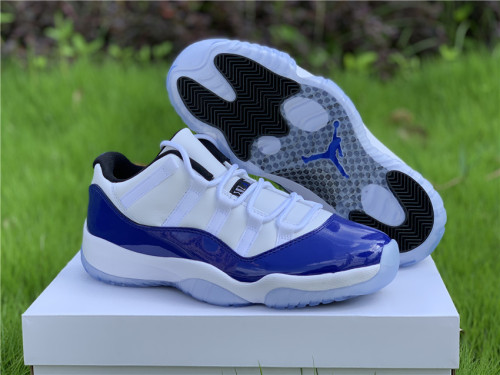 Annareps Great quality Air Jordan 11 Low WMNS “Concord” AH7860-100 Free shipping