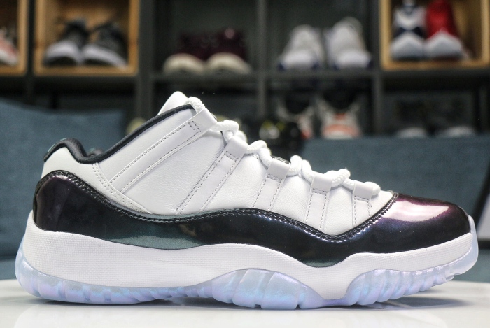 Annareps Great quality Air Jordan 11 Low Emerald Easter Free shipping