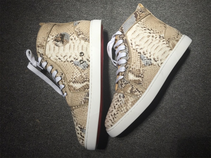 Annareps Great quality C*ristian L*uboutin Python Sneaker Free shipping
