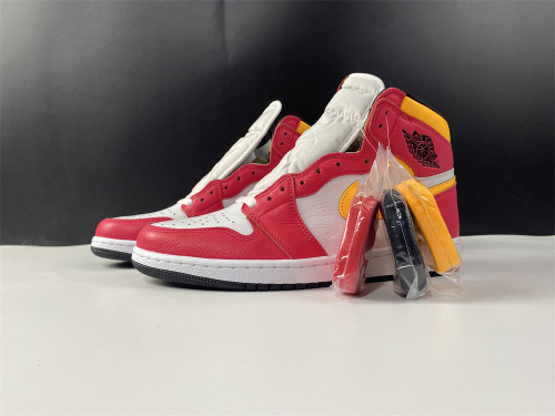 Annareps Great quality Air Jordan 1 “Light Fusion Red” 555088-603 Free shipping