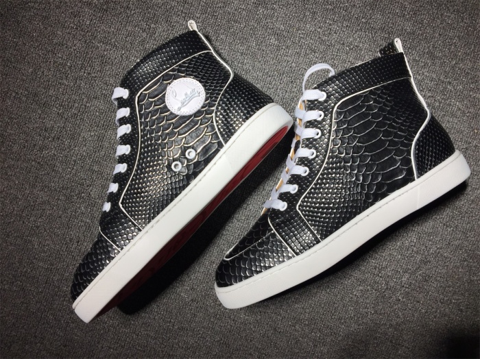 Annareps Great quality C*ristian L*uboutin Python Sneaker Free shipping