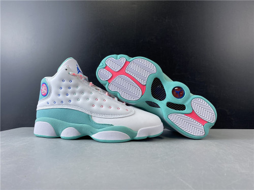 Annareps Great quality Air Jordan 13 Aurora Green GS Free shipping
