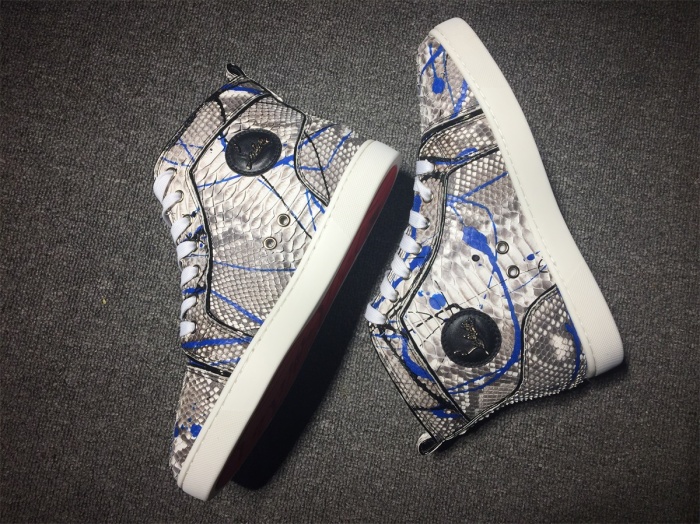 Annareps Great quality C*ristian L*uboutin Python Sneaker Free shipping