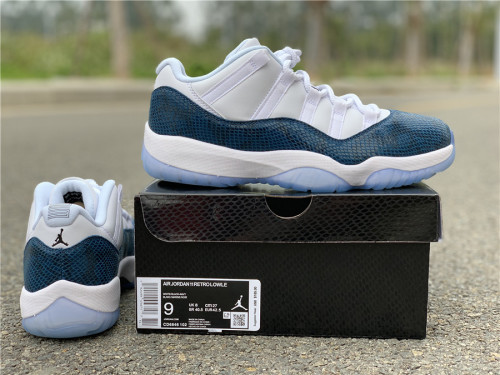 Annareps Great quality Air Jordan 11 Low “Snakeskin” CD6846-102 Free shipping