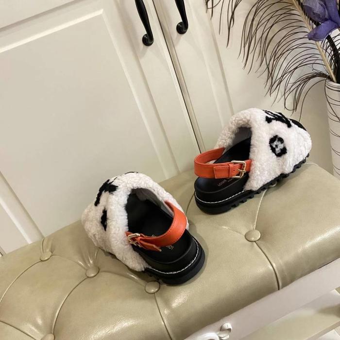 Annareps Great quality Women L*ouis V*uitton Top Slippers Free shipping