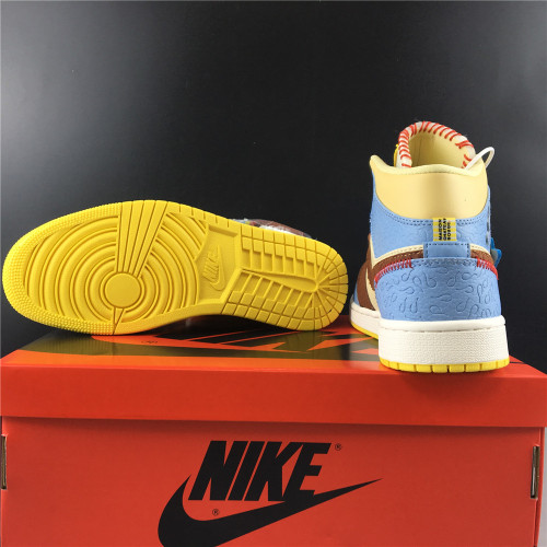 Annareps Great quality Air Jordan 1 High Mid Fearless CU2803-200 Free shipping