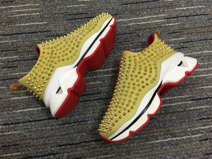 Annareps Great quality C*ristian L*uboutin Red Runner Sneaker Free shipping