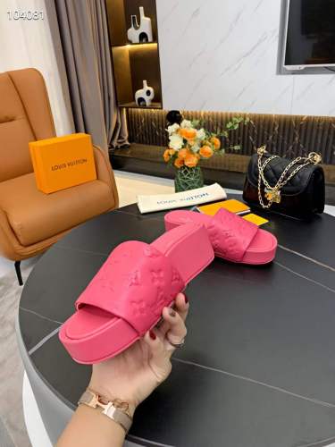 Annareps Great quality Women L*ouis V*uitton Top Slippers Free shipping
