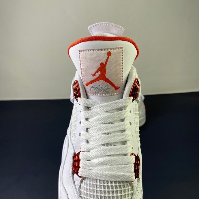 Annareps Great quality Air Jordan 4 Retro Metallic Orange CT8527-118 Free shipping