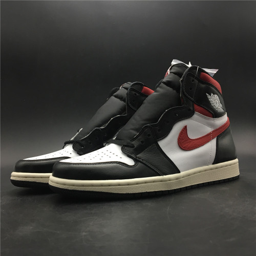 Annareps Great quality Air Jordan 1 Retro High Black Gym Red 555088-061 Free shipping