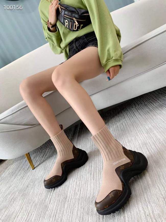 Annareps Great quality Women L*ouis V*uitton Speed Trainers Free shipping