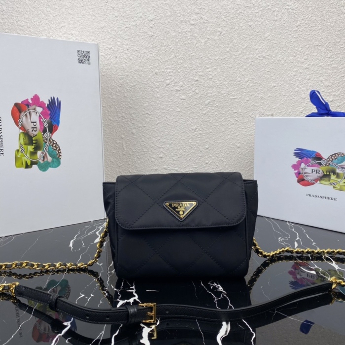 Annareps Great quality P*rada Top Bag 18*16*5cm Free shipping