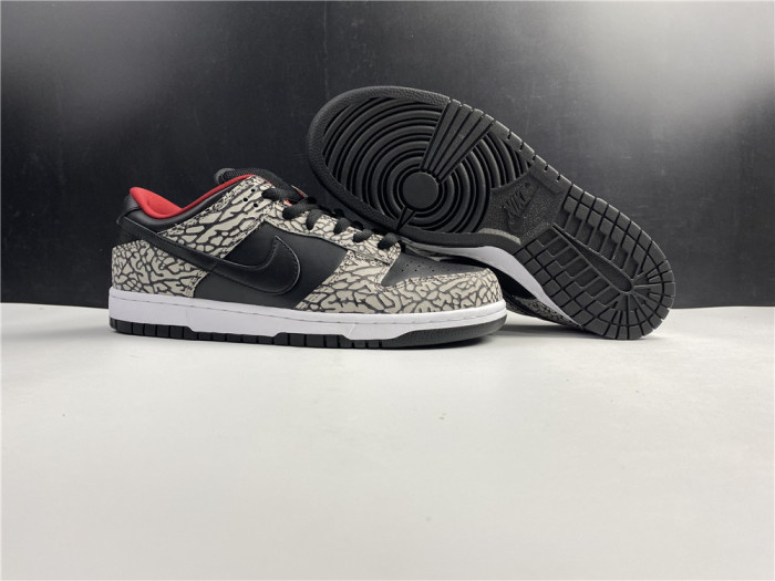 Free shipping from annareps Supreme × Nike SB Dunk Low “Black Cement 304292-131 Free shipping