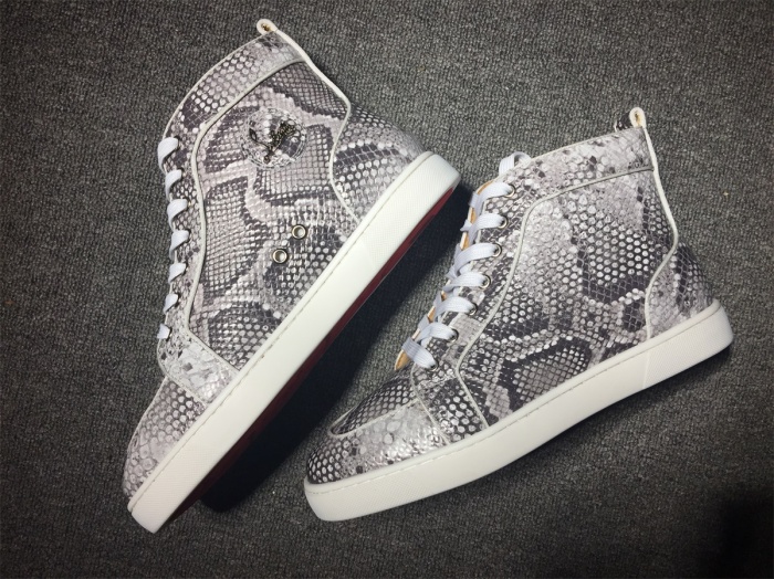 Annareps Great quality C*ristian L*uboutin Python Sneaker Free shipping
