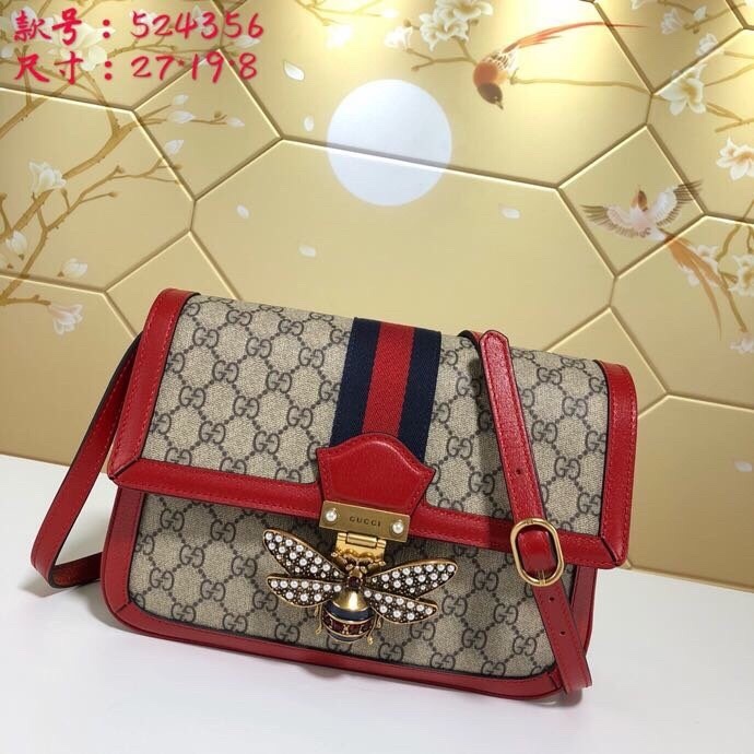 Annareps Great quality G*ucci Bag Top Quality 27*19*8cm Free shipping