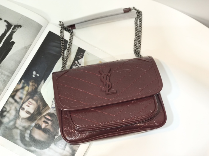 Annareps Great quality Y*SL Top Bag 22*16.5*7.5cm Free shipping