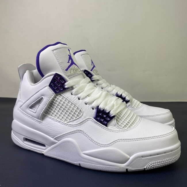 Annareps Great quality Air Jordan 4 Retro Metallic Purple (GS) CT8527-115 Free shipping