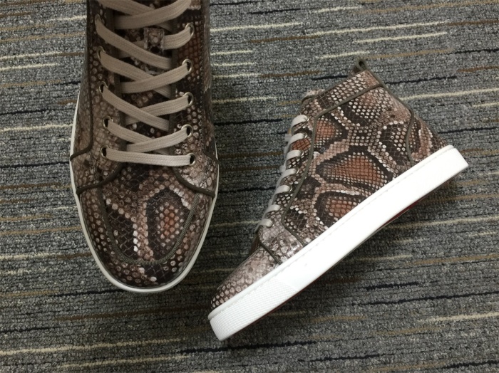 Annareps Great quality C*ristian L*uboutin Python Sneaker Free shipping