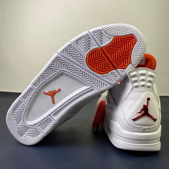 Annareps Great quality Air Jordan 4 Retro Metallic Orange CT8527-118 Free shipping