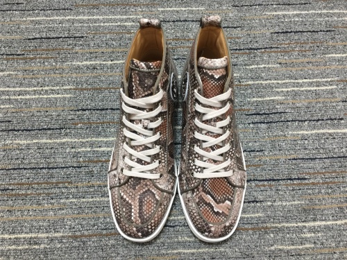 Annareps Great quality C*ristian L*uboutin Python Sneaker Free shipping