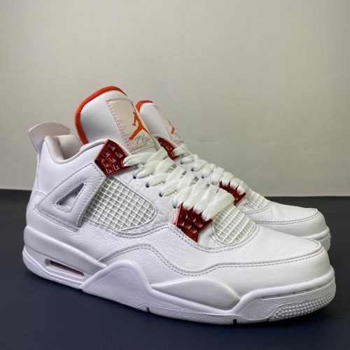 Annareps Great quality Air Jordan 4 Retro Metallic Orange CT8527-118 Free shipping