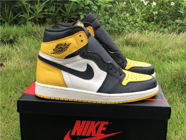 Annareps Great quality Air Jordan 1 “Yellow Toe” AR1020-700 Free shipping