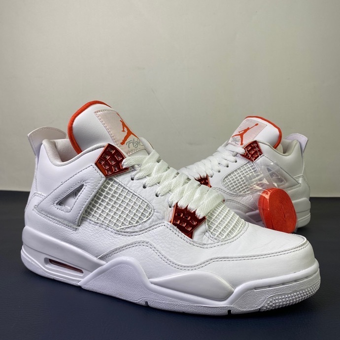 Annareps Great quality Air Jordan 4 Retro Metallic Orange CT8527-118 Free shipping