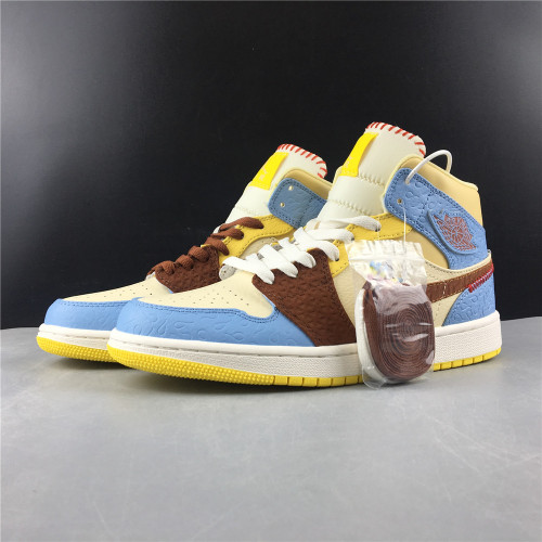 Annareps Great quality Air Jordan 1 High Mid Fearless CU2803-200 Free shipping