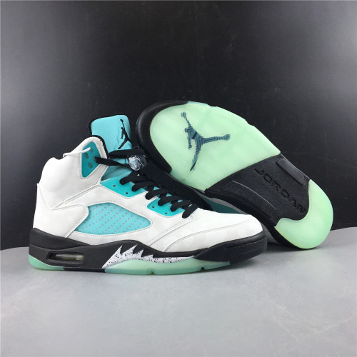 Annareps Great quality Air Jordan Retro 5 IslandGreen CN2932-100 Free shipping