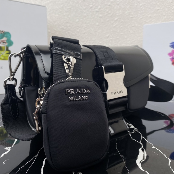 Annareps Great quality P*rada Top Bag 23*12.5*5.5cm Free shipping