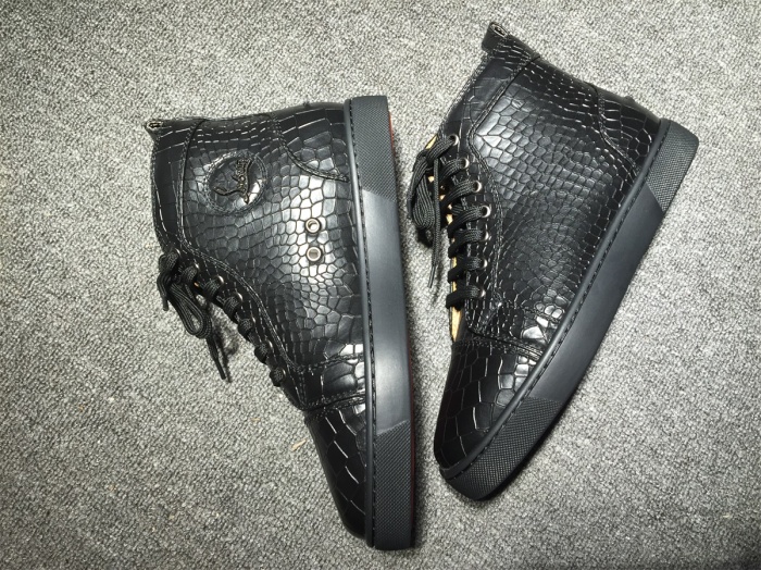 Annareps Great quality C*ristian L*uboutin Python Sneaker Free shipping