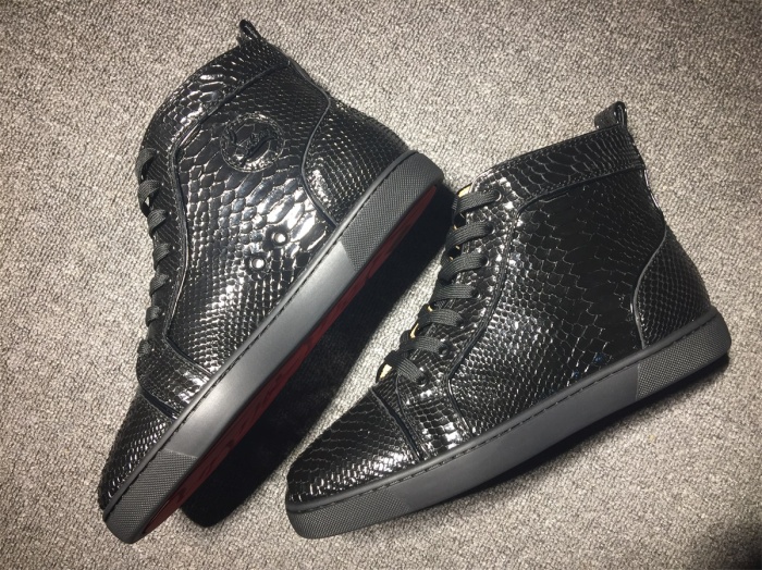Annareps Great quality C*ristian L*uboutin Python Sneaker Free shipping