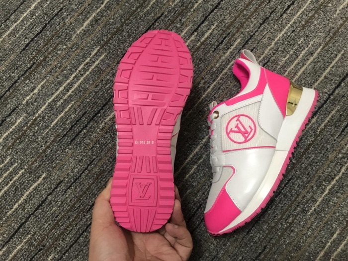 Annareps Great quality Women L*ouis V*uitton Run Away Top Sneaker Free shipping