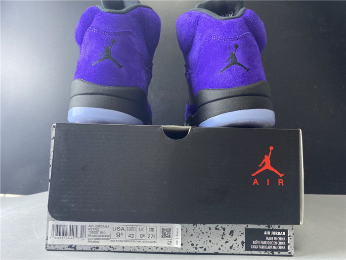 Annareps Great quality Air Jordan 5 Alternate Grape 136027-500 Free shipping