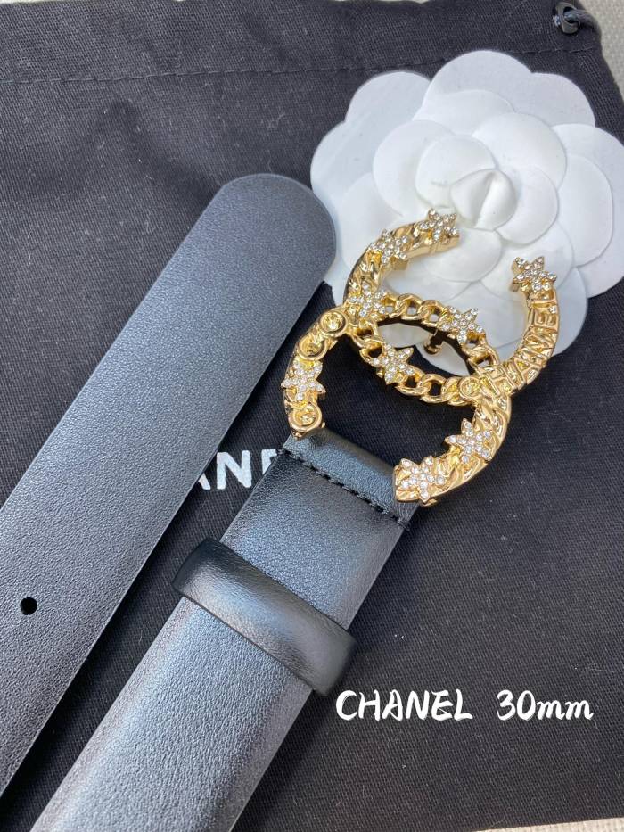 Annareps Great quality C*hanel Belts Top Quality 30MM Free shipping