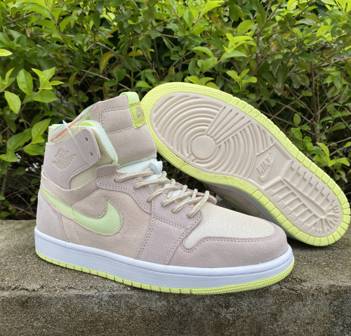 Annareps Great quality Air Jordan 1 Zoom CMFT Lemon Twist CT0979-200 Free shipping