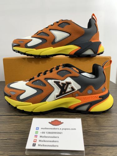 Annareps Great quality Men L*ouis V*uitton L*V runner tatic Trainer Top Sneakers Free shipping