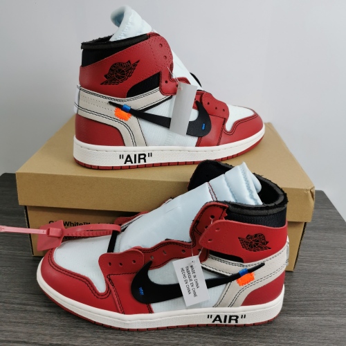 Annareps Great quality O*FF W*HITE x Air Jordan 1 Retro High Free shipping