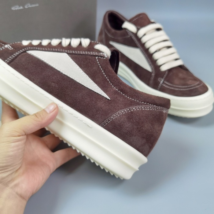 Men Women R*ick O*wens Top Sneaker (annareps) Free shipping