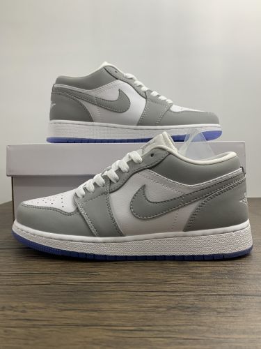 Annareps Great quality Air Jordan 1 Low Wolf Grey D*ior AJ1 Free shipping