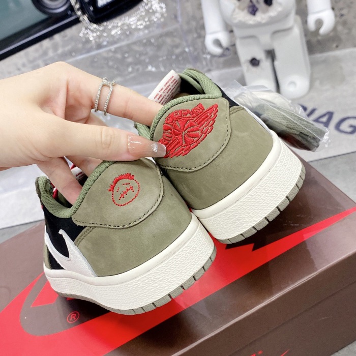 Annareps Great quality Travis Scott x Air Jordan 1 Low Reverse Mocha Free shipping