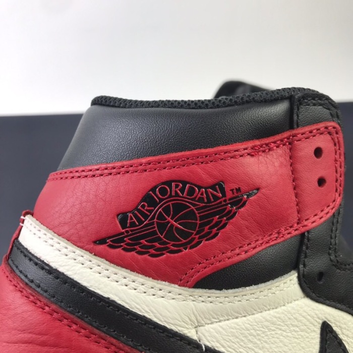 Annareps Great quality Air Jordan 1 Bred Toe 555088-610 Free shipping