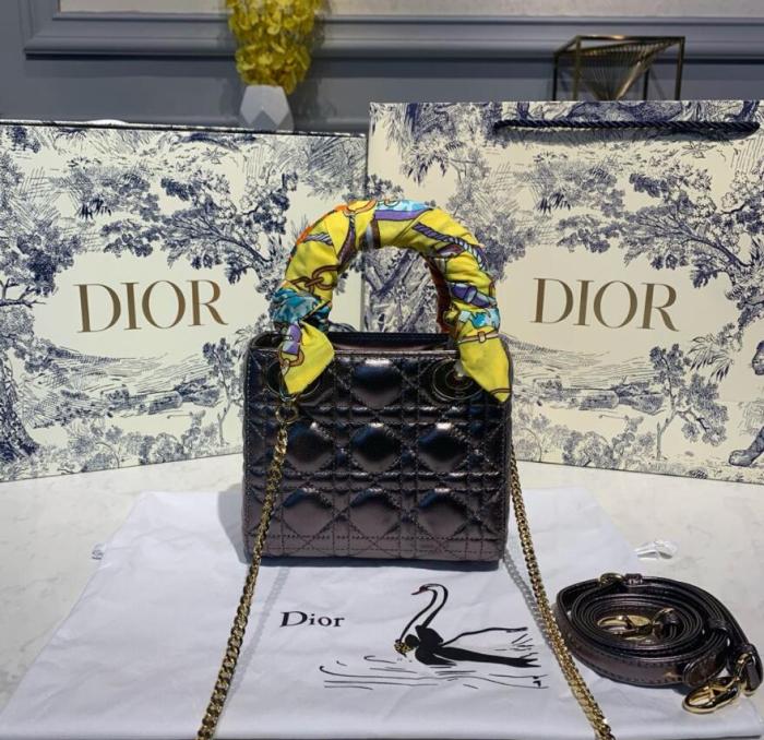 Annareps Great quality D*ior Top Bag 17*8*14cm Free shipping