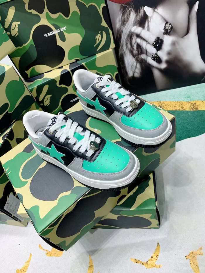 Men Women B*ape sta low Top Sneaker ( annareps) Free shipping