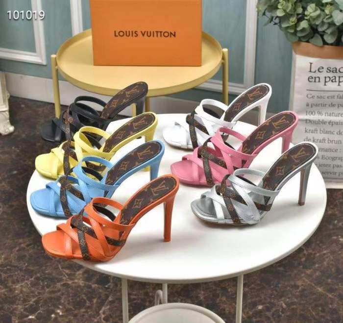 Annareps Great quality Women L*ouis V*uitton Top Slippers Free shipping
